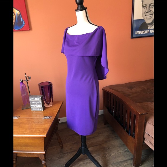 GRACE KARIN purple sheath style dress - Picture 3 of 4